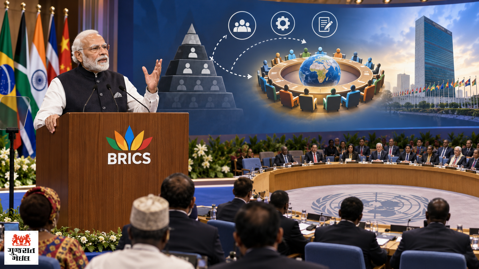 વૈશ્વિક શાસનમાં સમાન પ્રતિનિધિત્વ જરૂરી, UNSC સુધારા હવે વધુ ટાળી શકાય નહીંઃ વડાપ્રધાન મોદી.