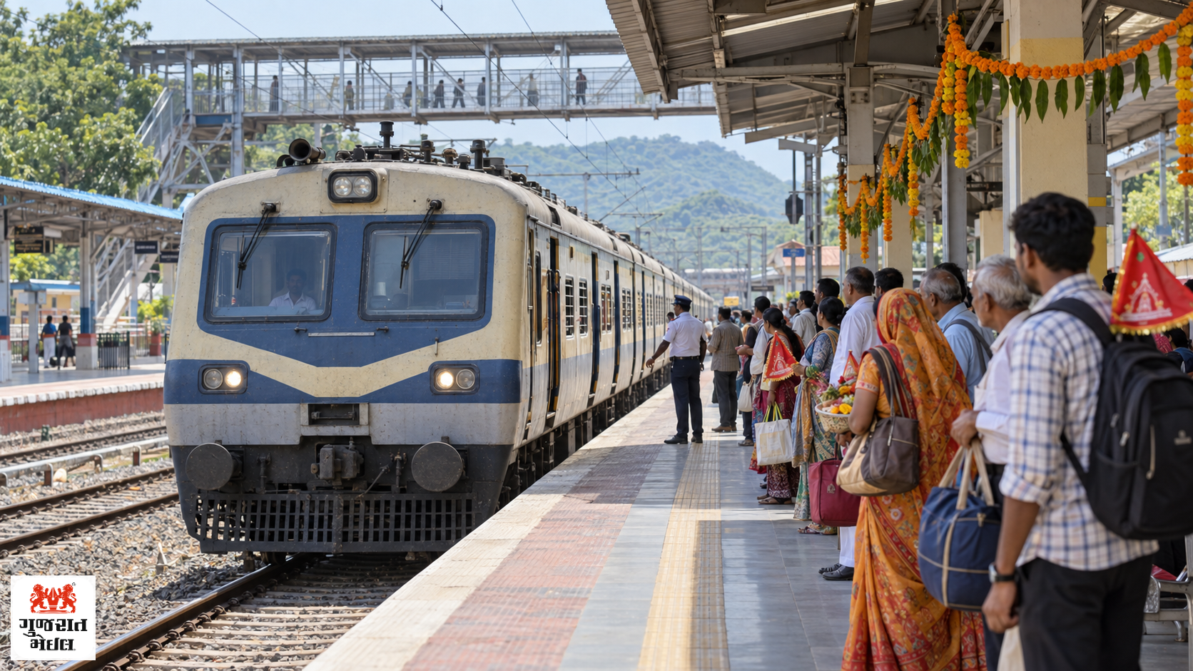 ભાદરવી પૂનમના મેળા માટે અસારવા–ખેડબ્રહ્મા વચ્ચે વિશેષ ટ્રેન.
